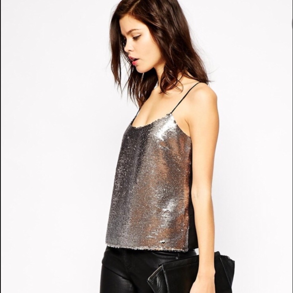 Ted Baker Silver Sequence Cami Top